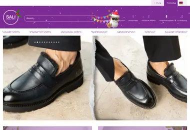 Screenshot of salishoes.ge