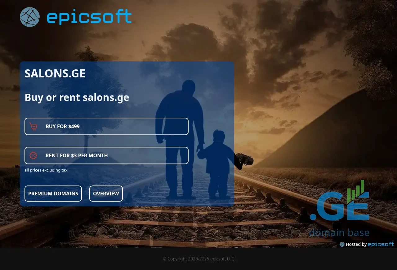 Screenshot of the site salons.ge at 2025-09-17