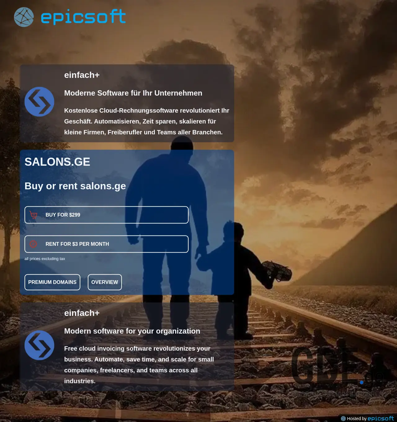 Screenshot of the site salons.ge at 2025-12-03