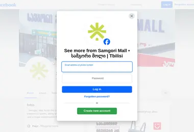 Screenshot of samgorimall.ge