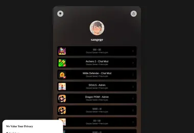 Screenshot of sange.ge