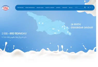 Screenshot of sante.ge