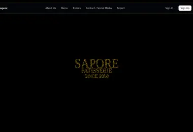 Screenshot of sapore.ge