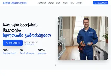 sarecximanqanisxelosani.ge-ის ეკრანის სურათი