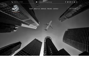 Screenshot of satsavholding-leon.ge
