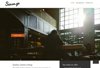 Screenshot of sausa.ge