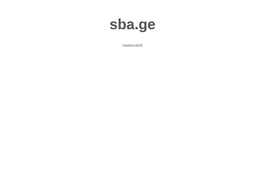 Screenshot of sba.ge