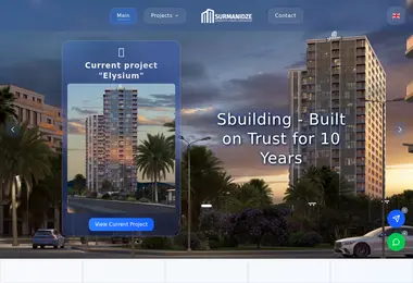 Screenshot of sbuilding.ge