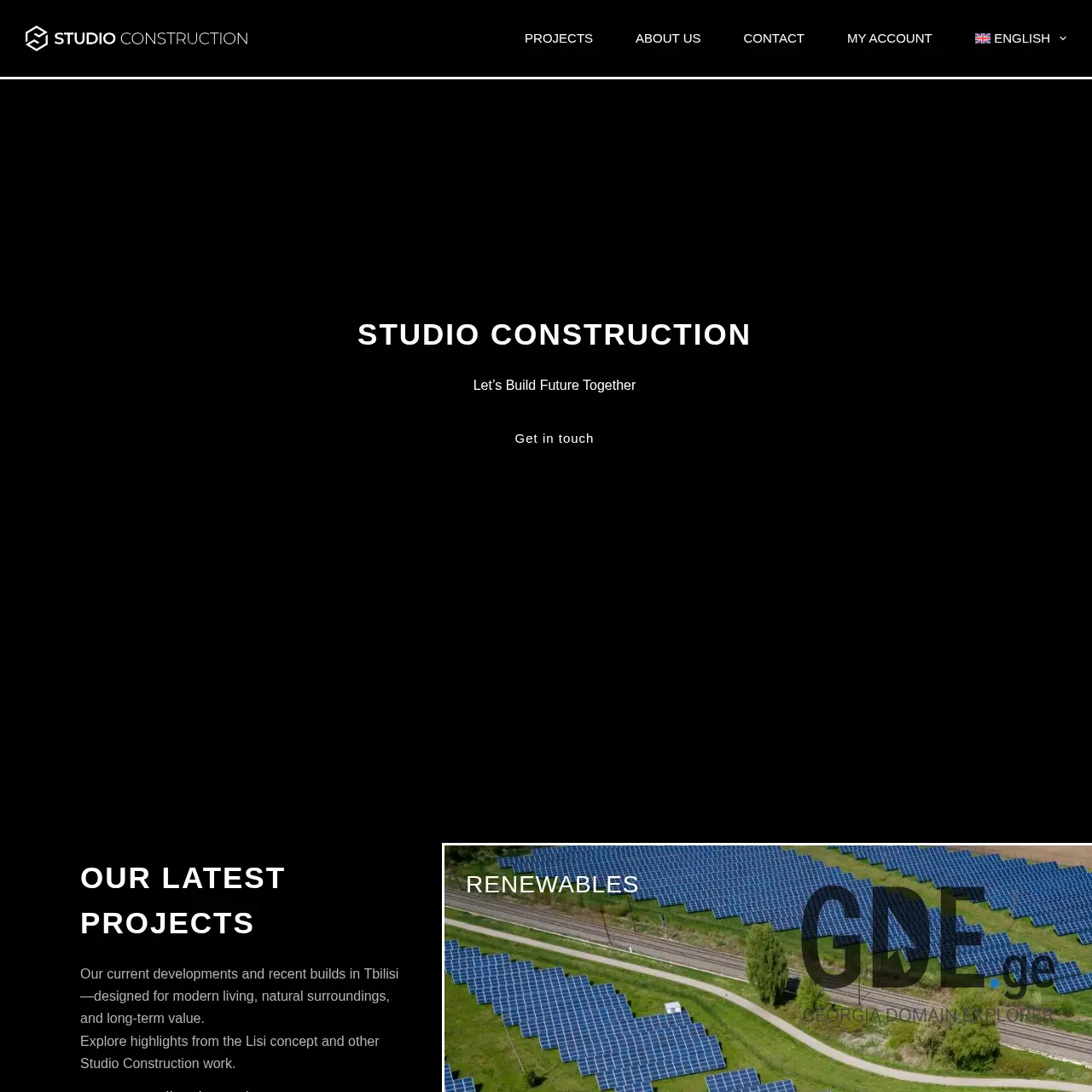 Screenshot of the site sc.ge at 2025-12-14