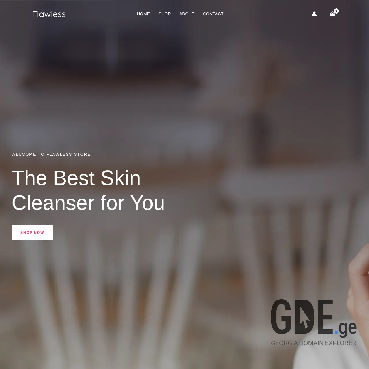 Screenshot of the site scentwear.ge at 2025-12-16