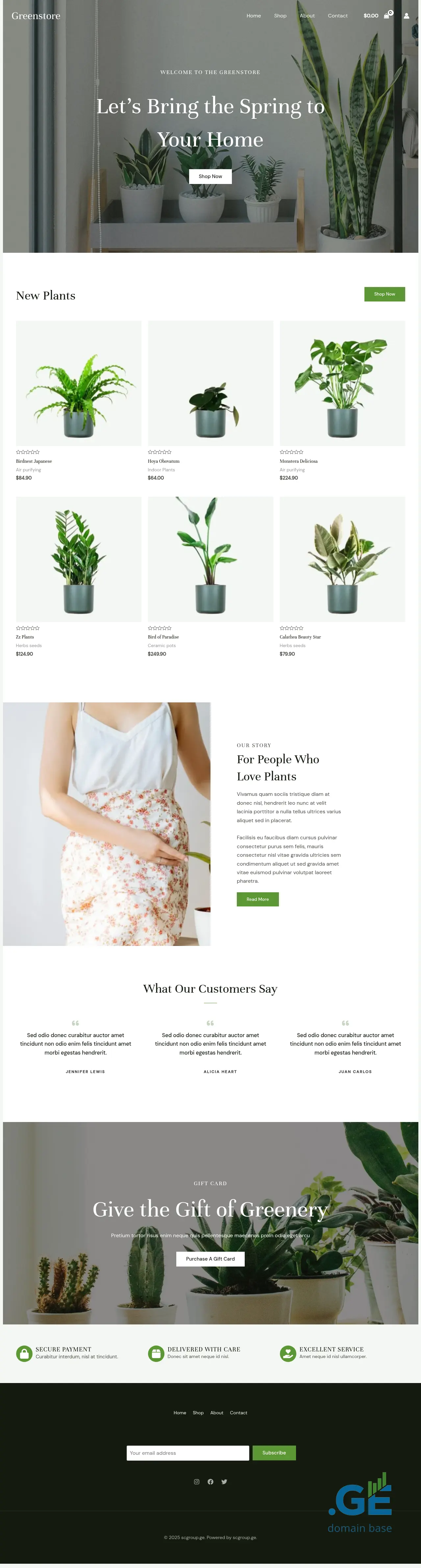 Screenshot of the site scgroup.ge