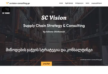 scvision-consulting.ge-ის ეკრანის სურათი