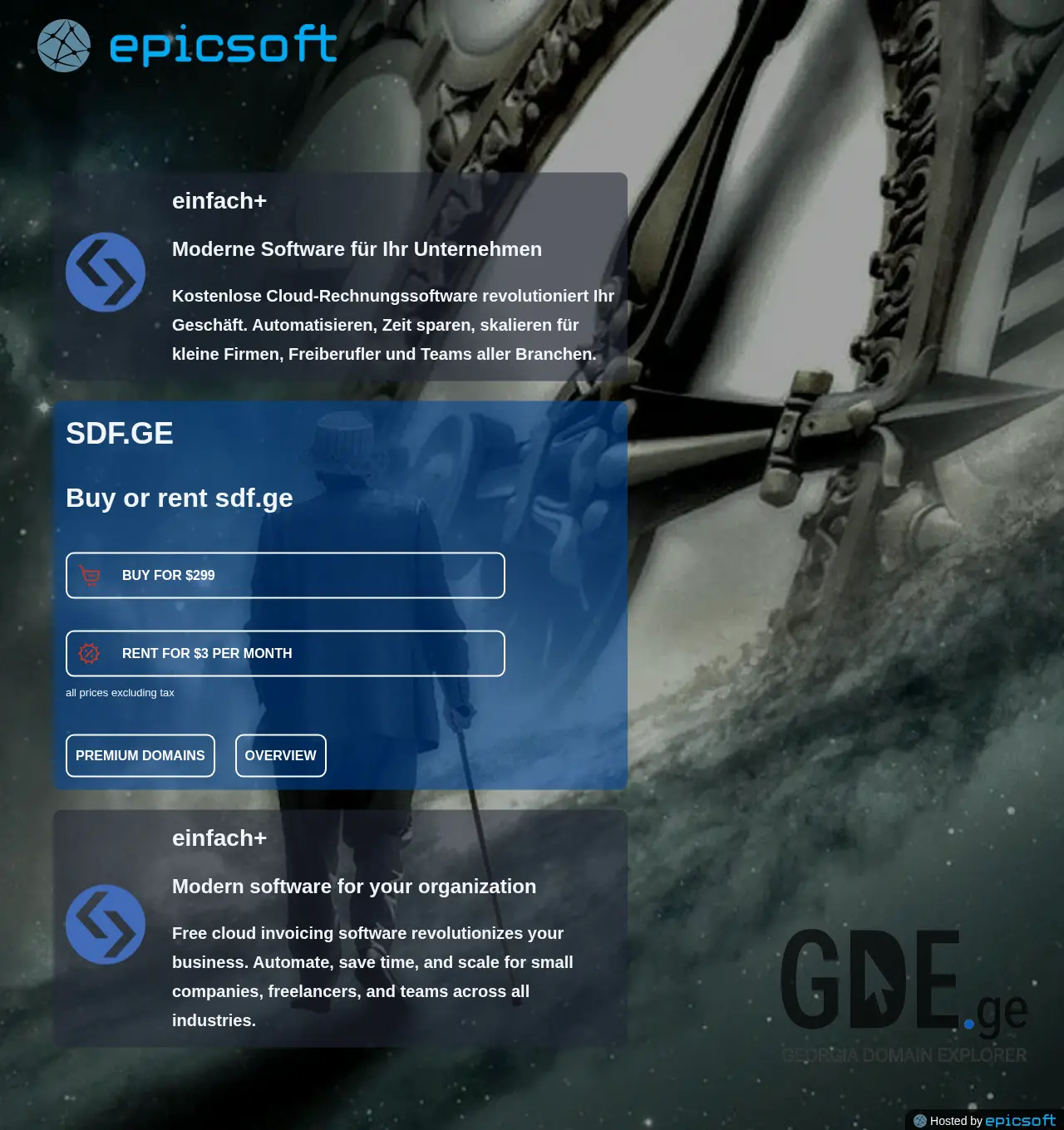 Screenshot of the site sdf.ge at 2025-12-03