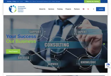 Screenshot of sdsc.ge