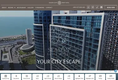 Screenshot of seasonsuite.ge