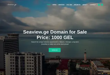 Screenshot of seaview.ge
