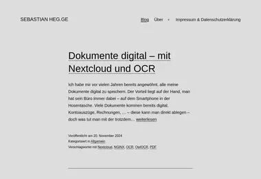 Screenshot of sebastianheg.ge