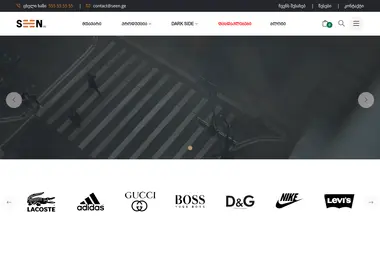 Screenshot of seen.ge