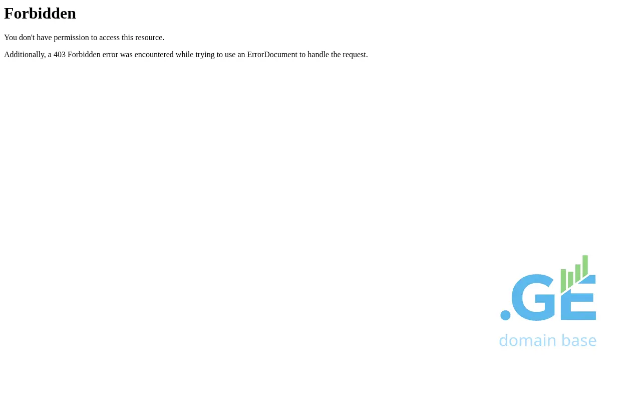 Screenshot of the site servnet.ge