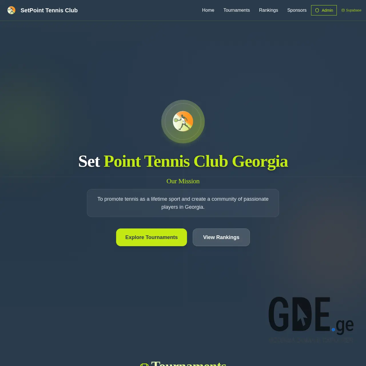 Screenshot of the site setpoint.ge at 2025-12-11
