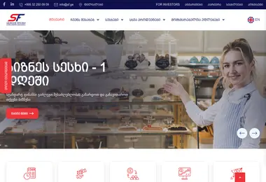 Скриншот sf.ge