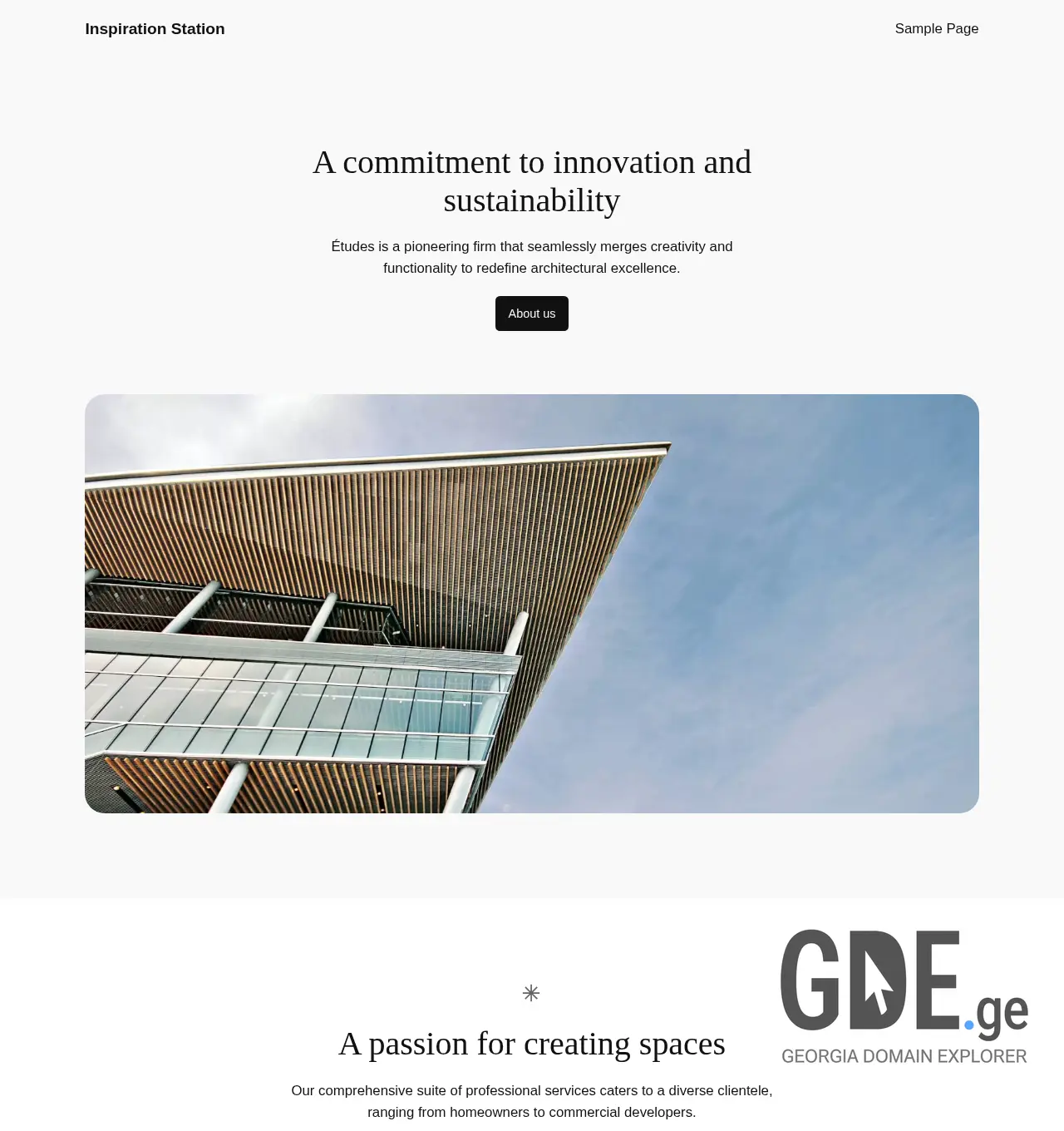 Screenshot of the site sgl.ge at 2025-11-29