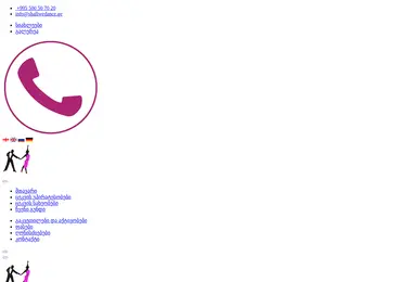 Скриншот shallwedance.com.ge