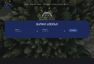 Screenshot of shaorispace.ge