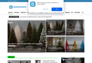 Screenshot of sheniinterieri.ge