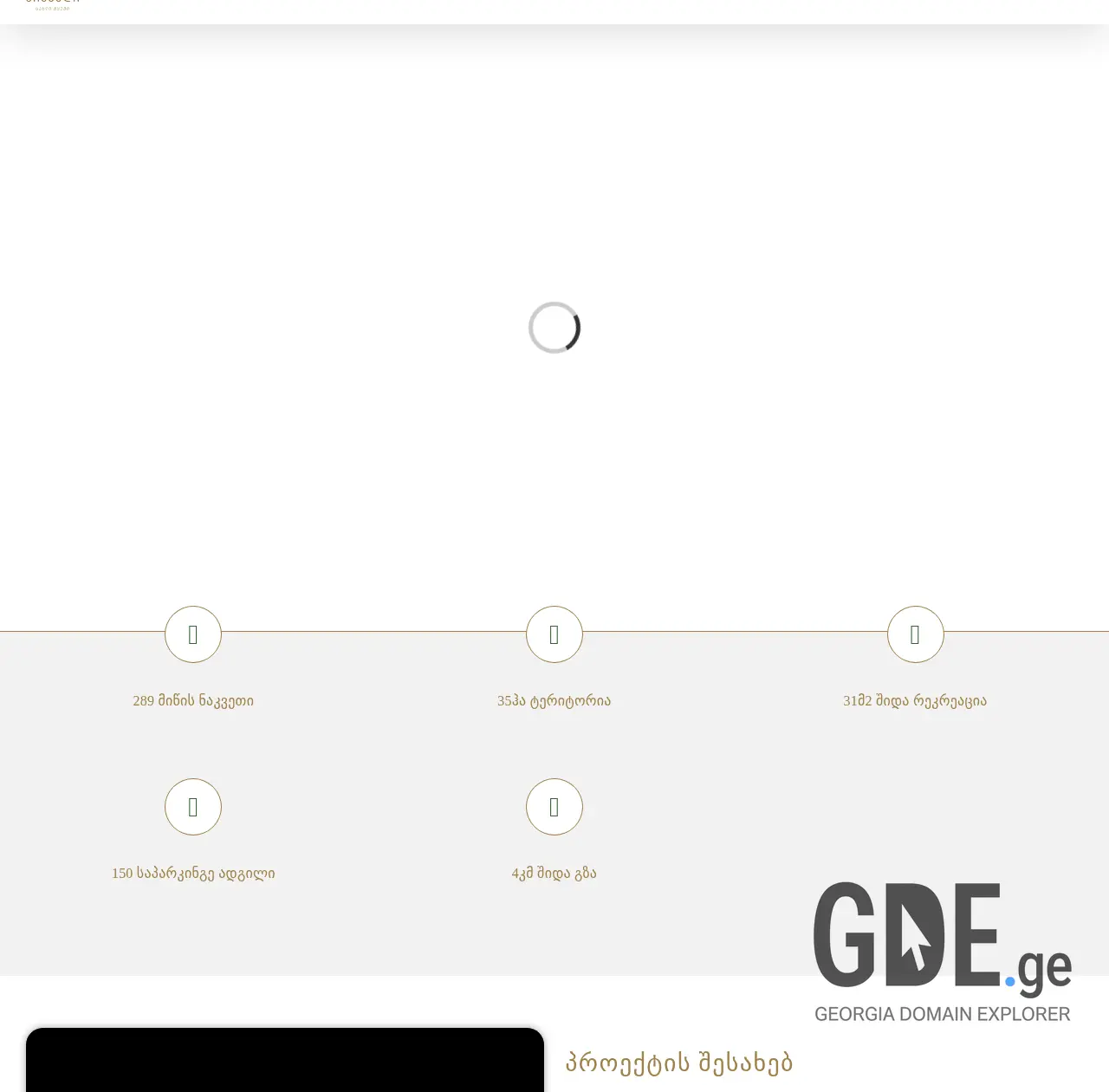 Screenshot of the site shinwood.ge at 2025-12-11