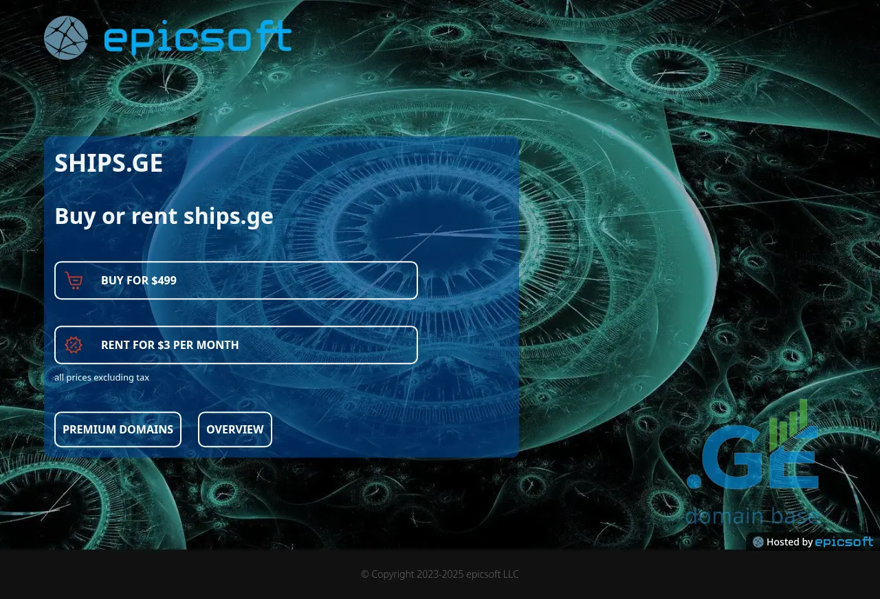 Screenshot of the site ships.ge