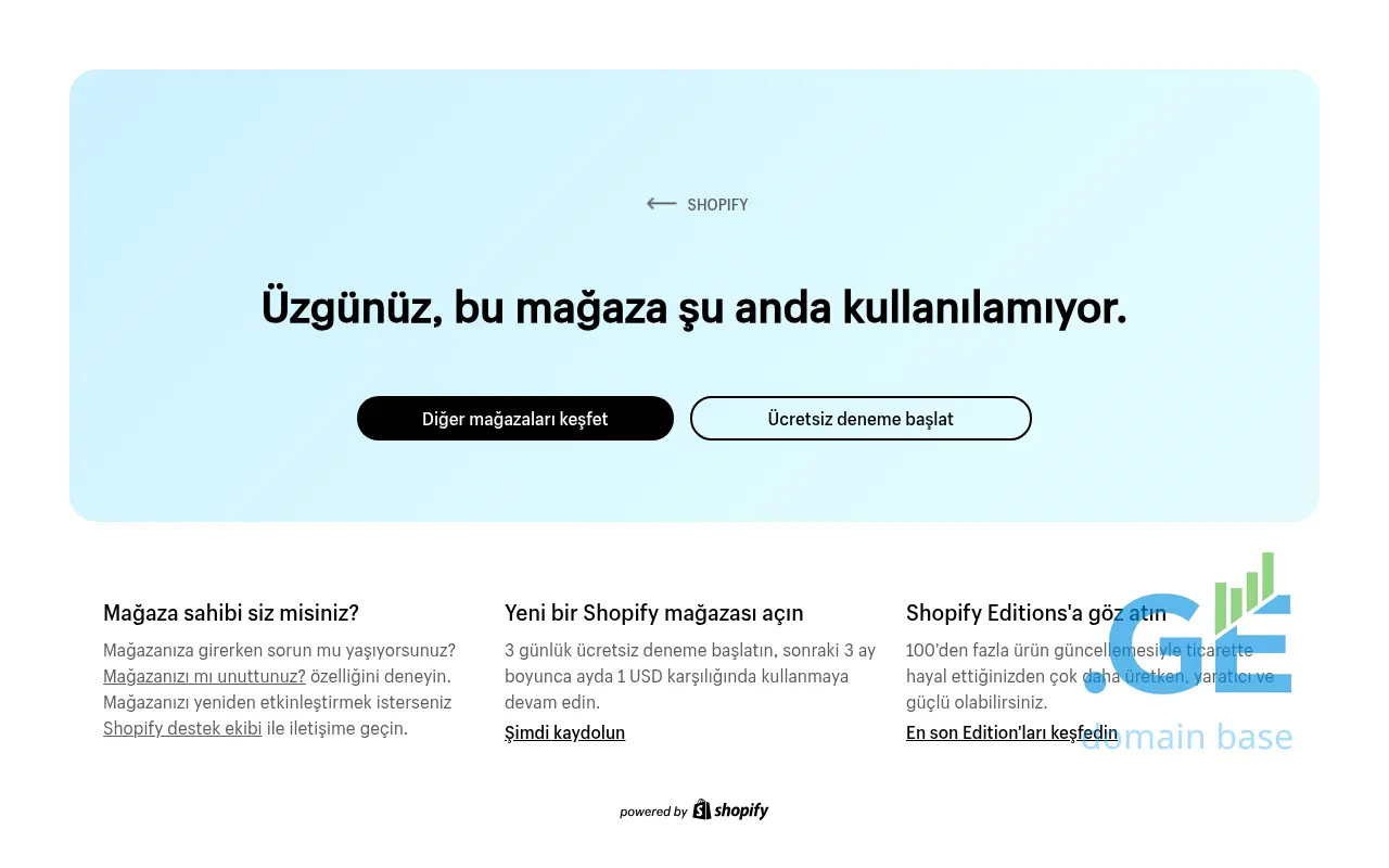 Screenshot of the site shopoba.ge