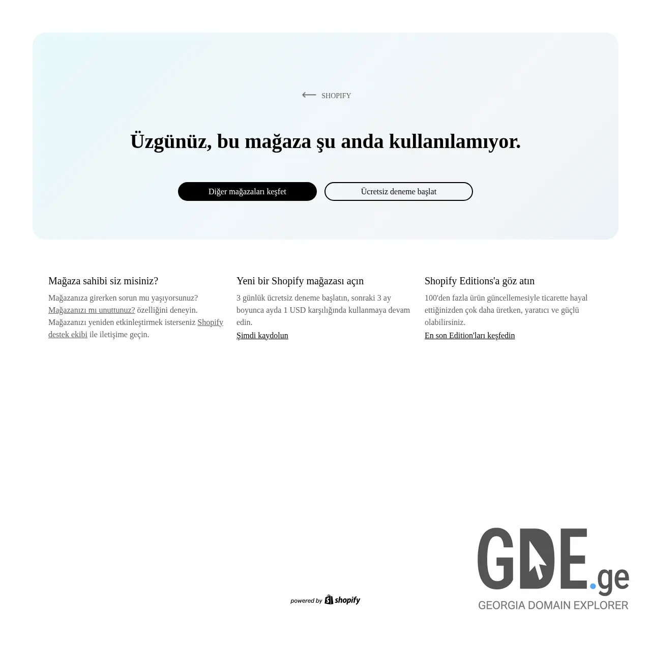 Screenshot of the site shopoba.ge at 2025-12-11