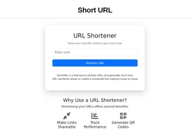 shorturl.ge-ის ეკრანის სურათი