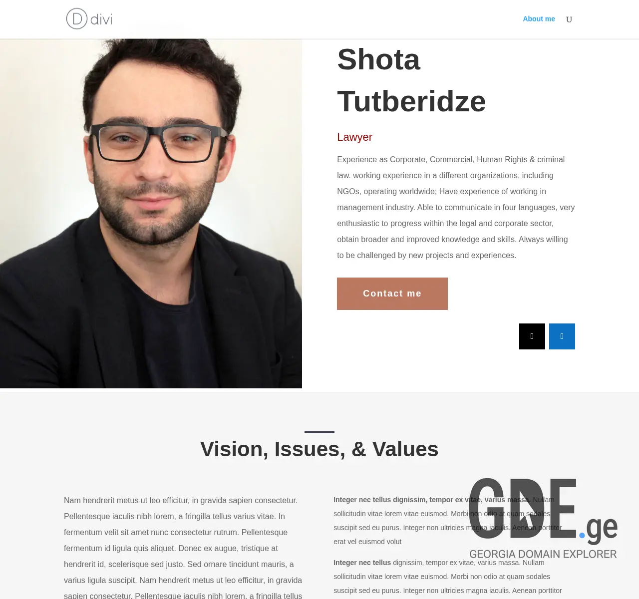 Screenshot of the site shot.ge at 2025-11-25