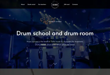 Screenshot of silencio.ge