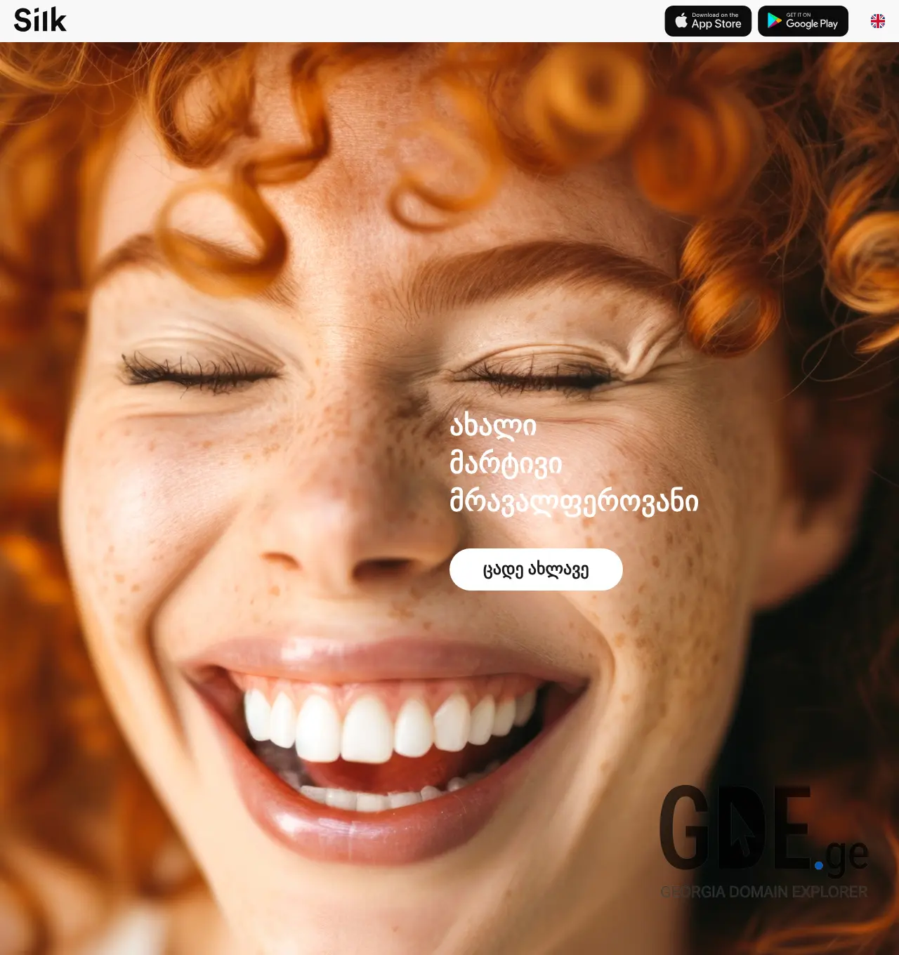 Screenshot of the site silk.ge at 2025-12-03