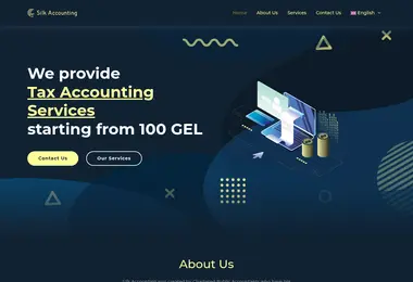Screenshot of silkaccounting.ge