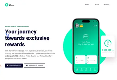 Screenshot of silkloyalty.ge