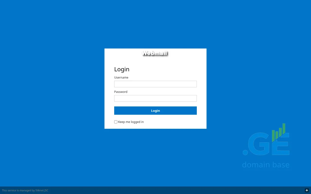 Screenshot of the site silkmail.ge