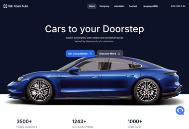 silkroadauto.ge-ის ეკრანის სურათი