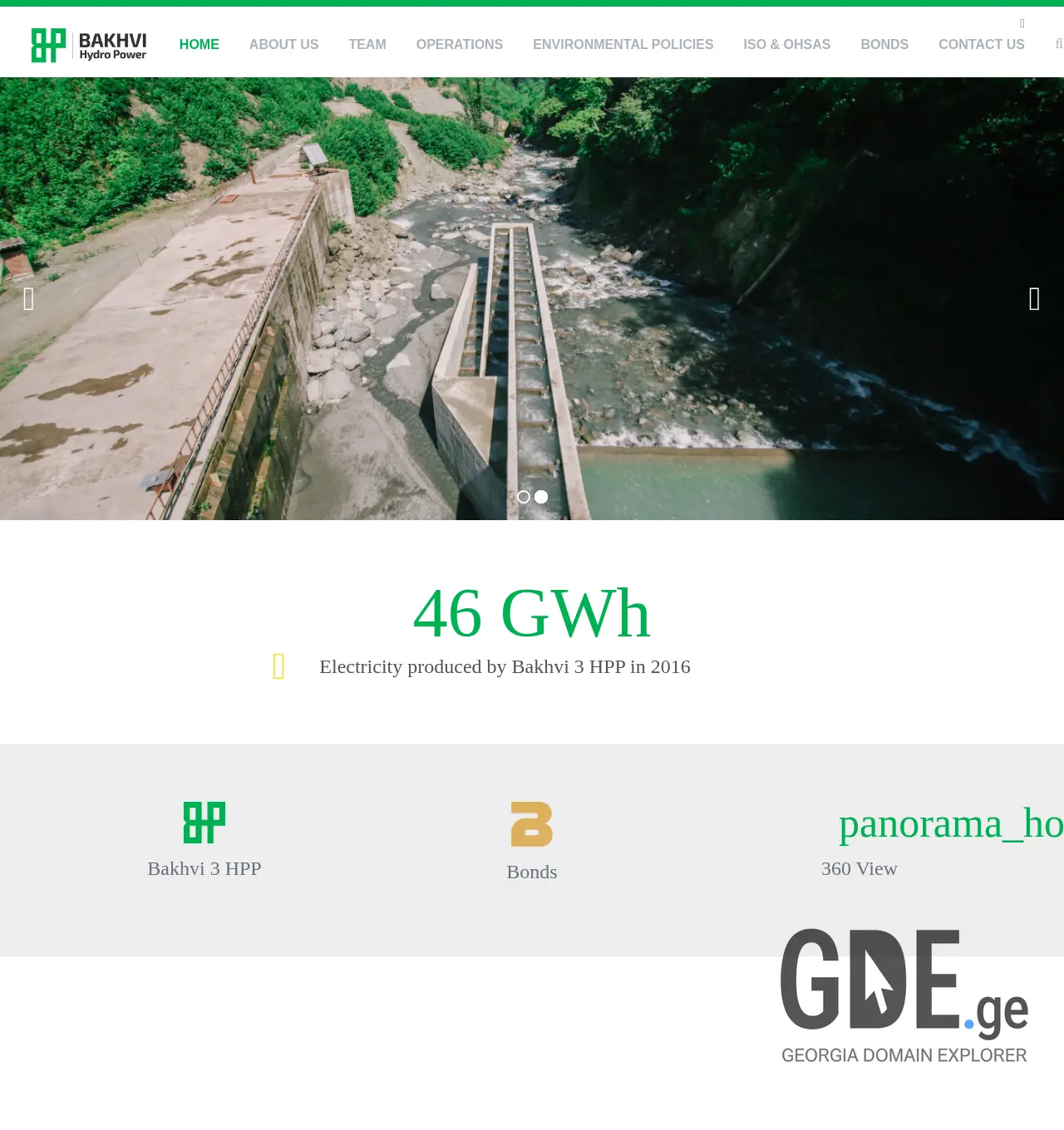 Screenshot of the site silkroadenergy.ge at 2025-11-30