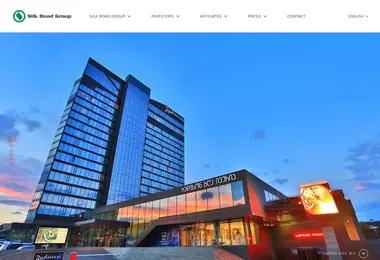 Screenshot of silkroadgroup.ge
