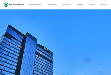 Screenshot of silkroadgroup.ge