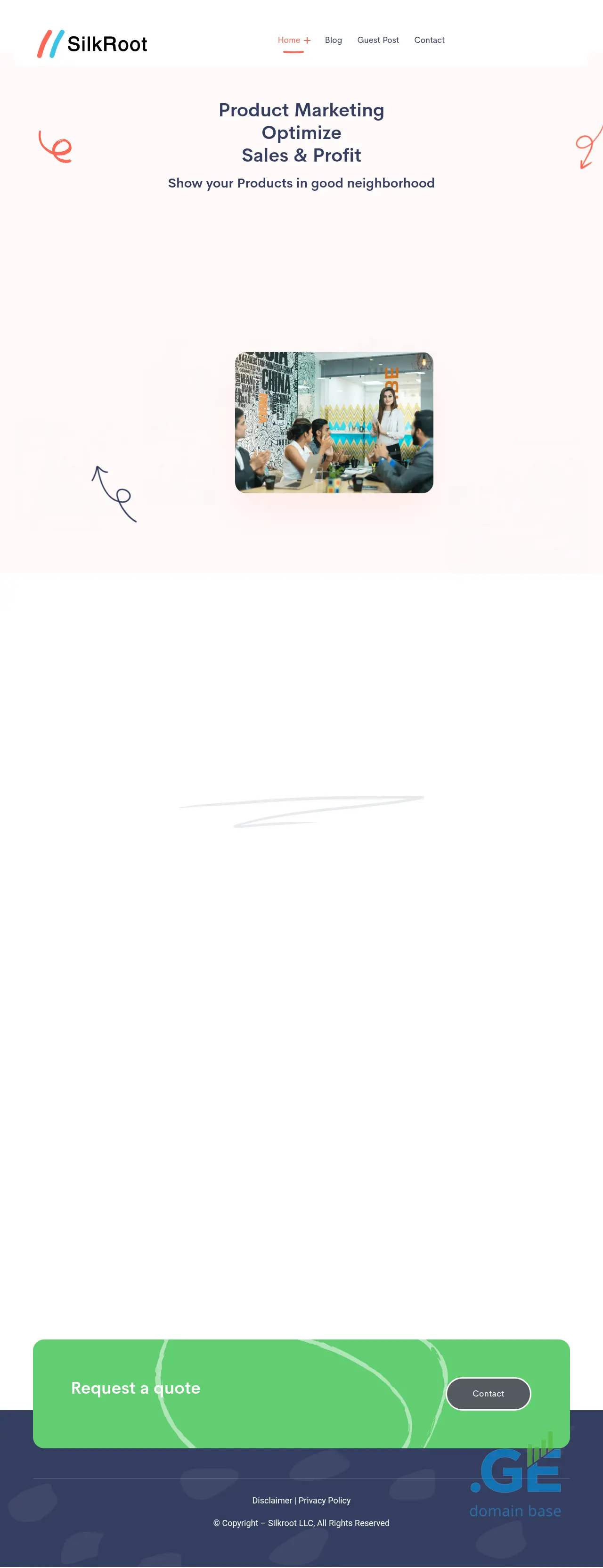 Screenshot of the site silkroot.ge at 2025-10-12