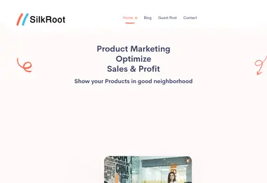 Скриншот silkroot.ge