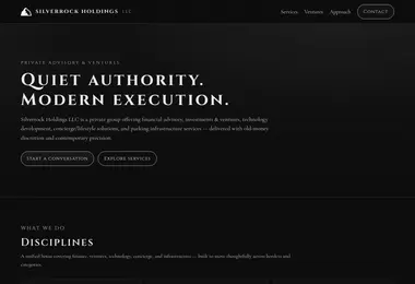 Screenshot of silverrockholdings.ge