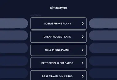 Скриншот simaway.ge