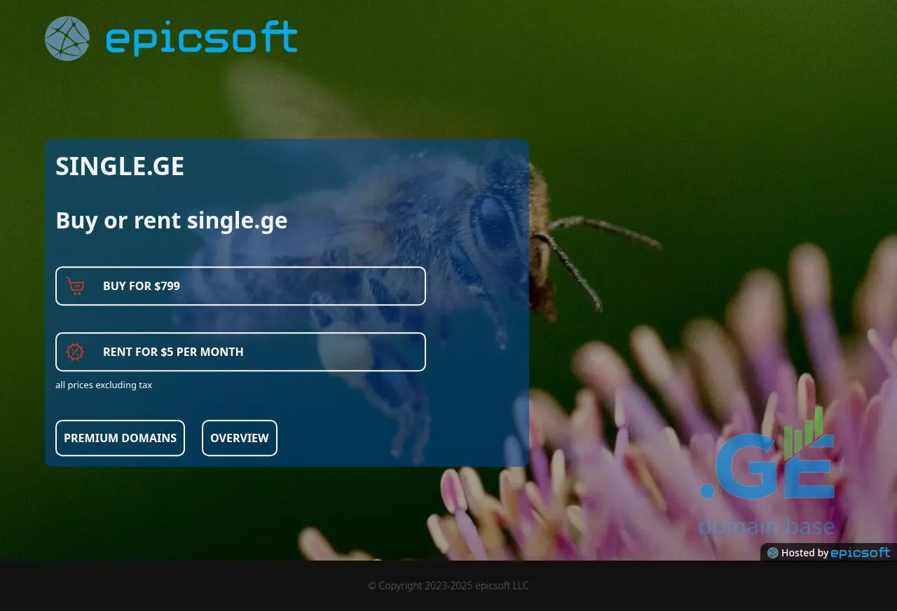 Screenshot of the site single.ge at 2025-09-17
