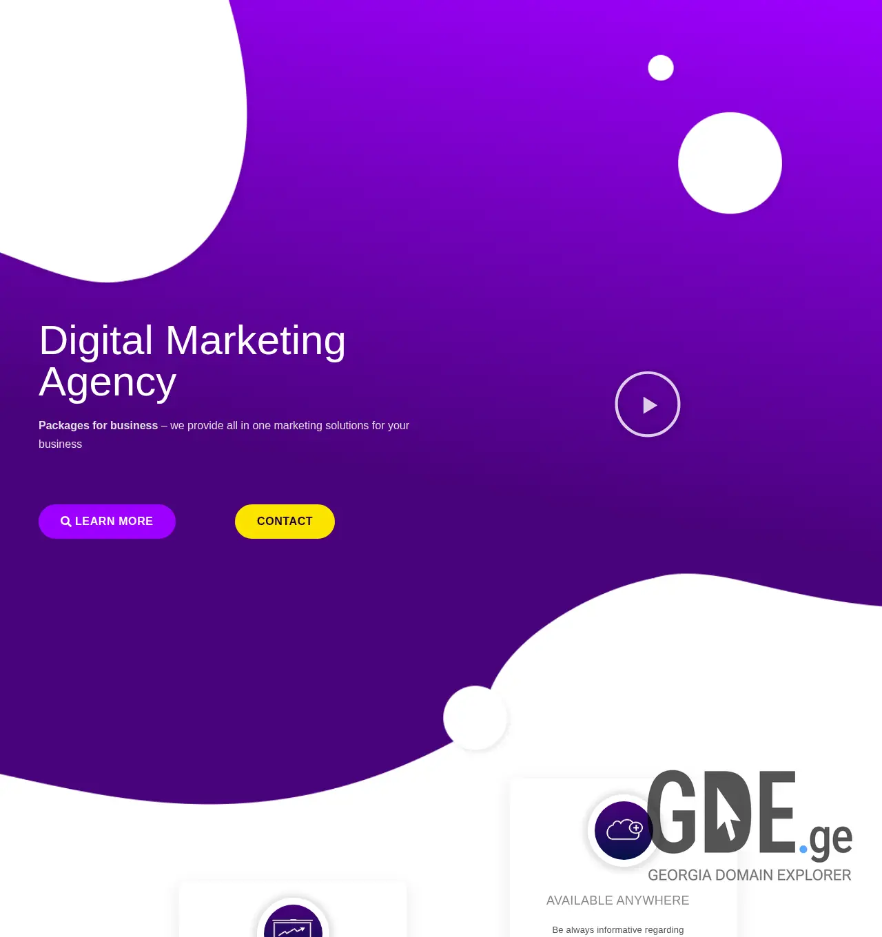 Screenshot of the site singularmedia.ge at 2025-12-03